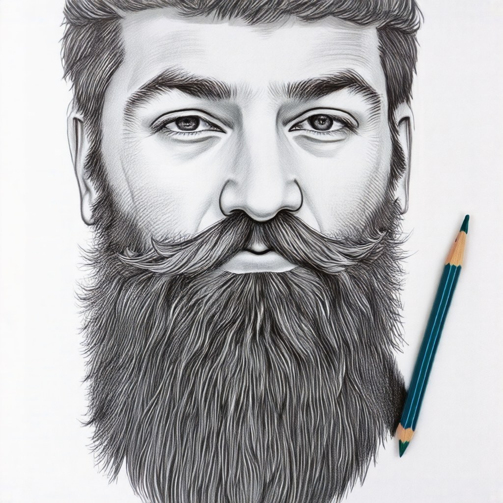 DA-VAE: detailed pencil sketch portrait